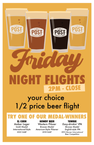 Friday Night Flights at The Post Chicken And Beer - Lafayette
